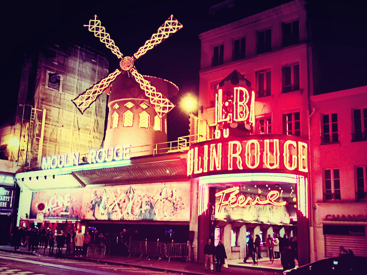 The Moulin Rouge at Night