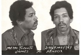 Jimi Hendrix Mug Shot