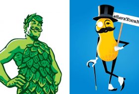 Green Giant Mr Peanut Movember